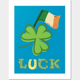 Luck.Irish flag Posters and Art